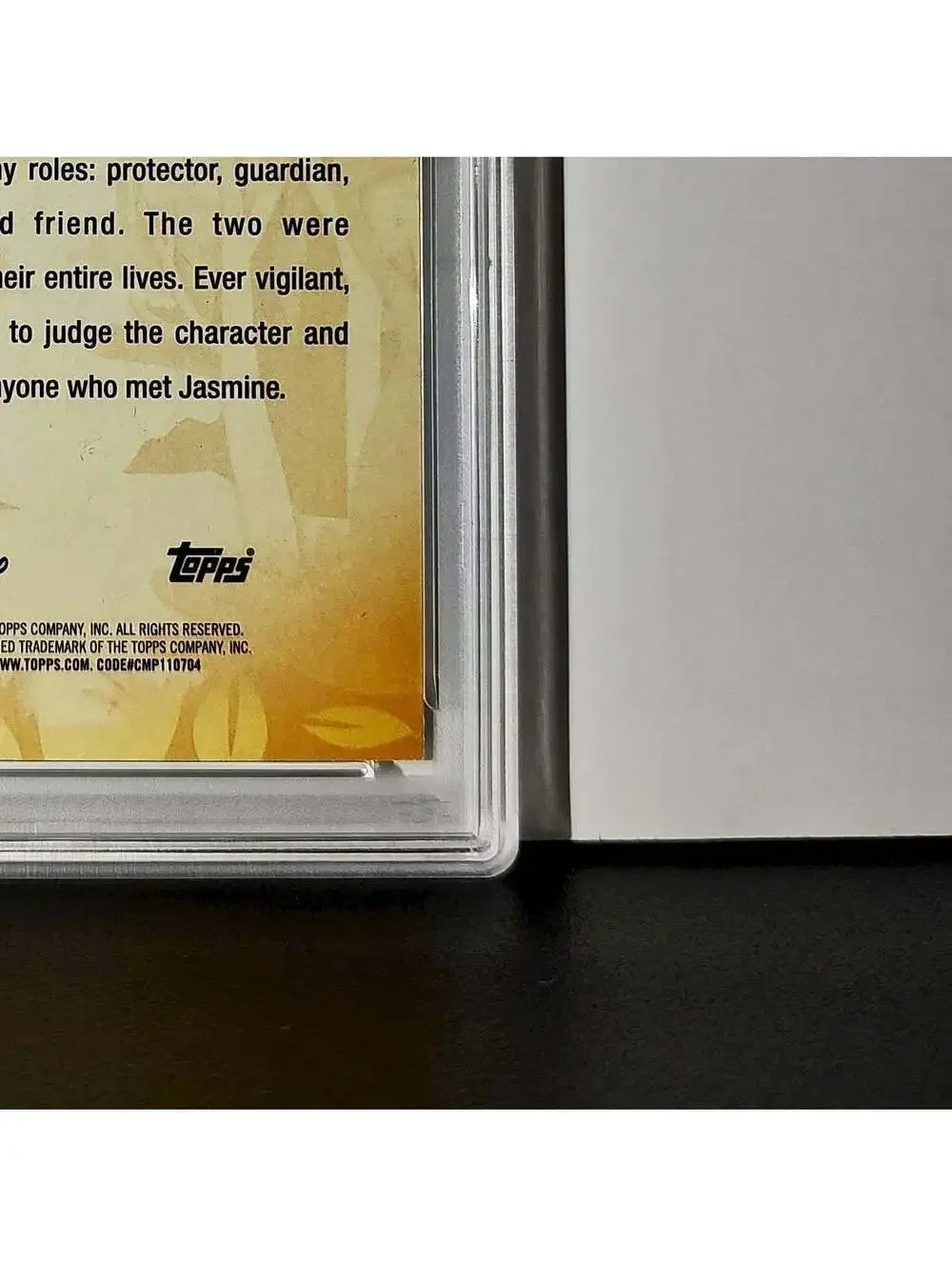 Rajah 2025 Topps Disney #FF-12 Furry Friends Card Aladdin PSA 9 MT